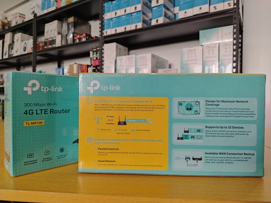 TP-Link TL-MR100 300Mbps 4G LTE Router (Category: Office & Business Technology) located in Pasig City. Submitted by technofuseofficial (Listing ID 1459333821, Image 2). Description: TP-Link TL-MR100 300Mbps 4G LTE Router Brand New and Original Items Store Location: 3Rd Floor Unit 303, 604 Shaw Boulevard, Barangay Kapitolyo, Pasig City Same Day Delivery: - Lalamove delivery within Metro Manila - For walk-ins: Always PM first for item availability 
