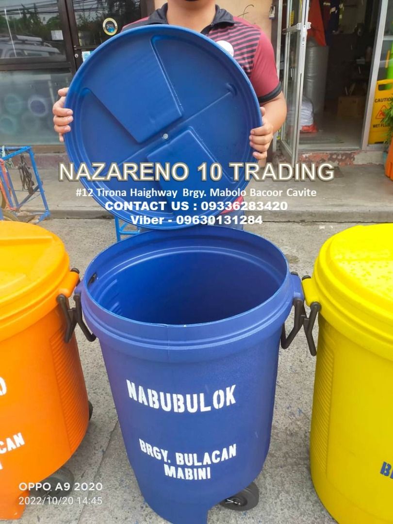 Trolling Bin Trash Bin with Wheels 150 Liters (Category: Looking For) located in Bacoor. Submitted by kajezame.2021 (Listing ID 1459320631, Image 1). Description: Trolling Bin Trash Bin with Wheels 150 Liters For More Details and Discount Contact Ms. Karen NAZARENO 10 TRADING 0963 0131 284 0933 6283 420 0956 7028 557 0933 8559 510 Landline: Look for Ms. Karen (046 ) 416 3920 Also available: • Traffic cone • Parking Block stopper • Hooded trash bi