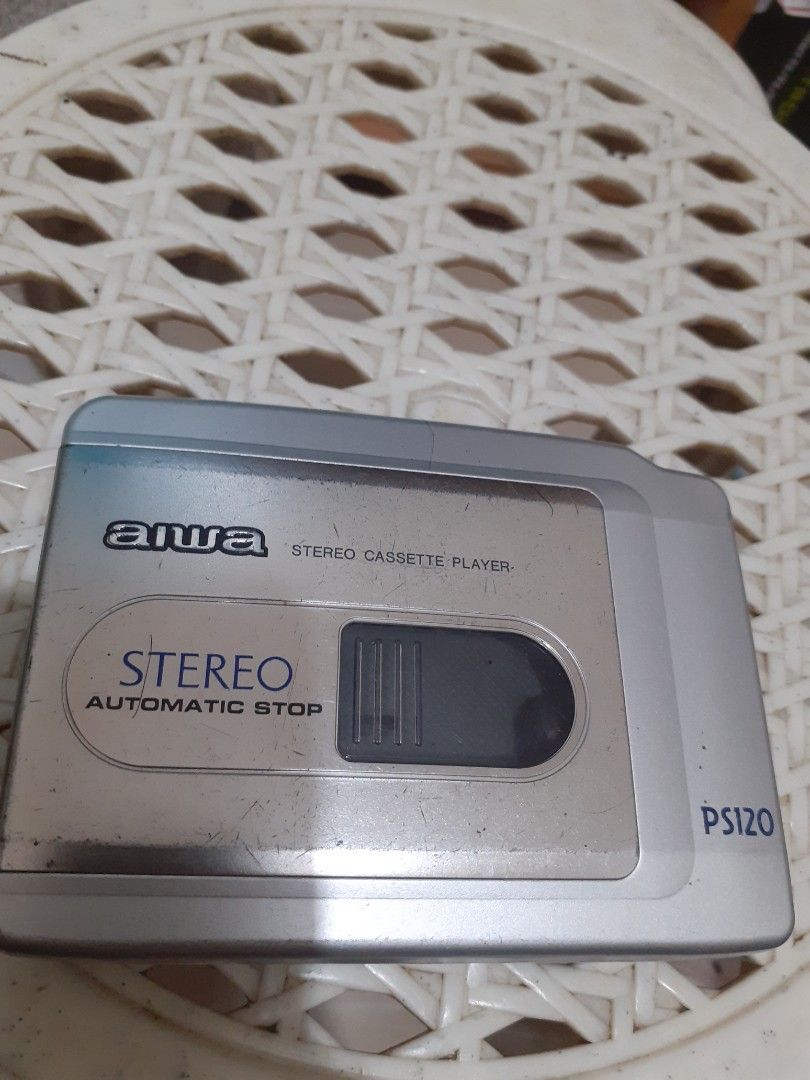 Stereo Cassette Player Deffective sounds (Category: Portable Music Players) located in Lipa City. Submitted by newriver_a7c3ea (Listing ID 1459371161, Image 1). Description: Selling as deffect or for parts Still working but bad sounds AIWA Brand PS120 model Msg.na lang sa me need or parts nito Battery operated 2A.