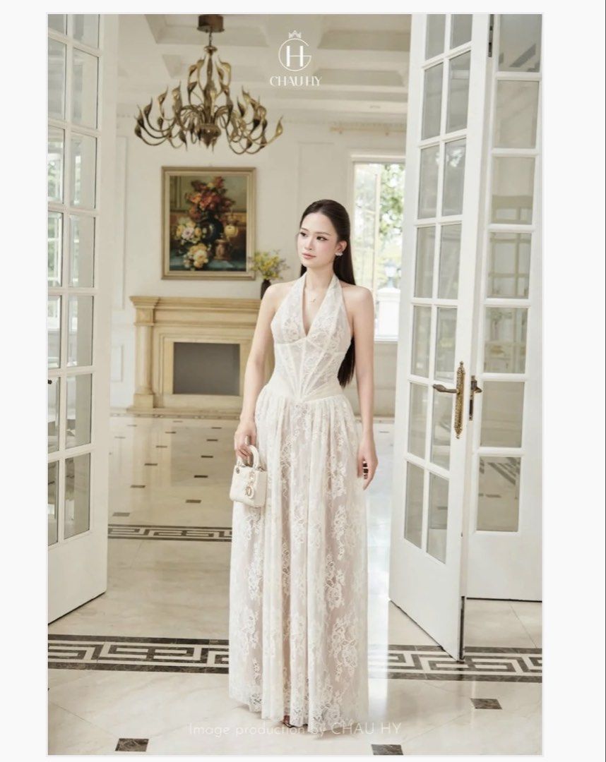 Vietnam Halter Dress (Category: Evening dresses & gowns) located in Manila. Submitted by quickflower_13 (Listing ID 1459385791, Image 1). Description: I’m selling my unused bridal party dresses imported from Vietnam. These were extras and backups for my reception dress, so they are all brand new, completely unused, and suited for a Medium size frame. Beautiful in person.