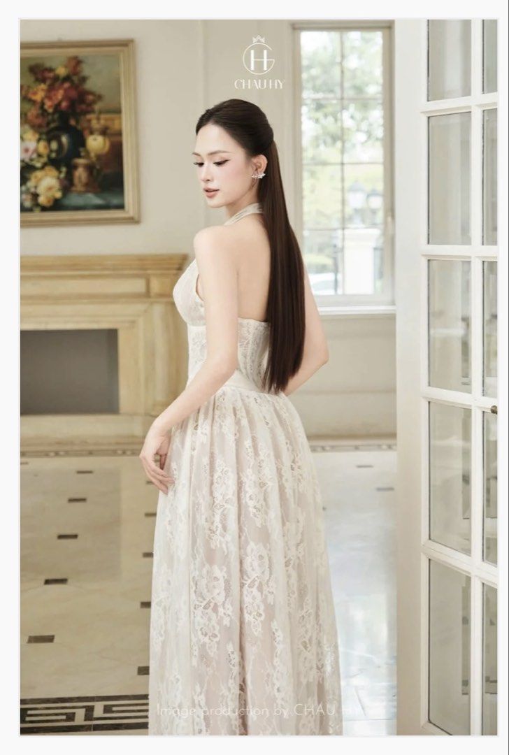 Vietnam Halter Dress (Category: Evening dresses & gowns) located in Manila. Submitted by quickflower_13 (Listing ID 1459385791, Image 3). Description: I’m selling my unused bridal party dresses imported from Vietnam. These were extras and backups for my reception dress, so they are all brand new, completely unused, and suited for a Medium size frame. Beautiful in person.