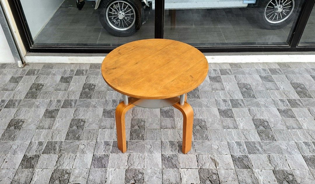 Vintage Ikea Pitea Coffee Table (Category: Tables & Sets) located in Mabalacat. Submitted by thenewcraf32843 (Listing ID 1459311586, Image 3). Description: Vintage Ikea Pitea Coffee Table 90's In great condition. We already restore the wood varnish. Dimensions: Diameter 22 x Height 19 inches Sale Price: 3.5k only We do shipping via lalamove / victory liner drop and go. Dm to inquire.