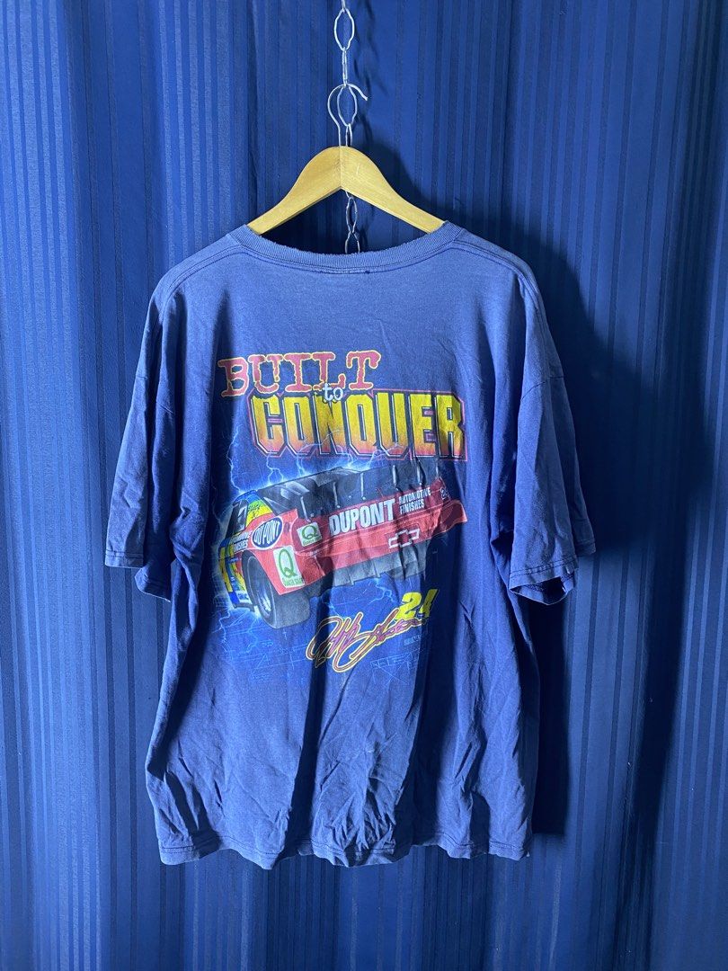 Vintage Jeff Gordon Nascar Tee (Category: Tshirts & Polo Shirts ) located in Pasig City. Submitted by lumangkamisa (Listing ID 1459385750, Image 2). Description: XL flaw: pinholes, frayings.