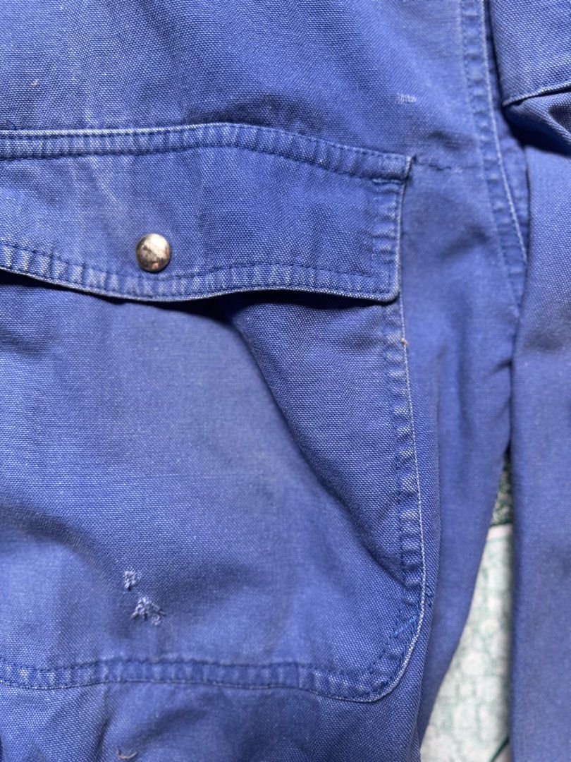 Vintage Work wear jacket (Category: Coats, Jackets and Outerwear) located in Manila. Submitted by akdghandpick (Listing ID 1459332660, Image 3). Description: Vintage Crown U. S .A , The gas company embroidery Ykk zip Size:26 x 25 boxy Issue: see picture .