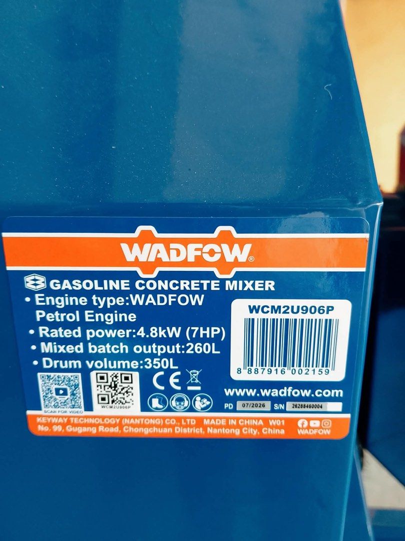 WADFOW IMPORTED CEMENT MIXER WITH GASOLINE ENGINE 7.0HP (Category: Construction & Building Materials) located in Santa Rosa. Submitted by ljesguerra (Listing ID 1459386686, Image 3). Description: 𝙒𝘼𝙕𝙕𝙕 𝙐𝙋 𝙈𝙂𝘼 𝙆𝘼 𝙒𝘼𝘿𝙁𝙊𝙒 𝙈𝘼𝙔 𝙉𝙀𝙒 𝘼𝙍𝙍𝙄𝙑𝘼𝙇 𝙉𝘼 𝙋𝙊 𝙏𝘼𝙔𝙊𝙉𝙂 𝙄𝙈𝙋𝙊𝙍𝙏𝙀𝘿 𝘾𝙀𝙈𝙀𝙉𝙏 𝙈𝙄𝙓𝙀𝙍 😲😲 𝙒𝘼𝘿𝙁𝙊𝙒 𝙄𝙈𝙋𝙊𝙍𝙏𝙀𝘿 𝘾𝙀𝙈𝙀𝙉𝙏 𝙈𝙄𝙓𝙀𝙍 𝙒𝙄𝙏𝙃 𝙒𝘼𝘿𝙁𝙊𝙒 𝙂𝘼𝙎𝙊𝙇𝙄𝙉𝙀 𝙀𝙉𝙂𝙄𝙉𝙀 7𝙃𝙋 𝙎�