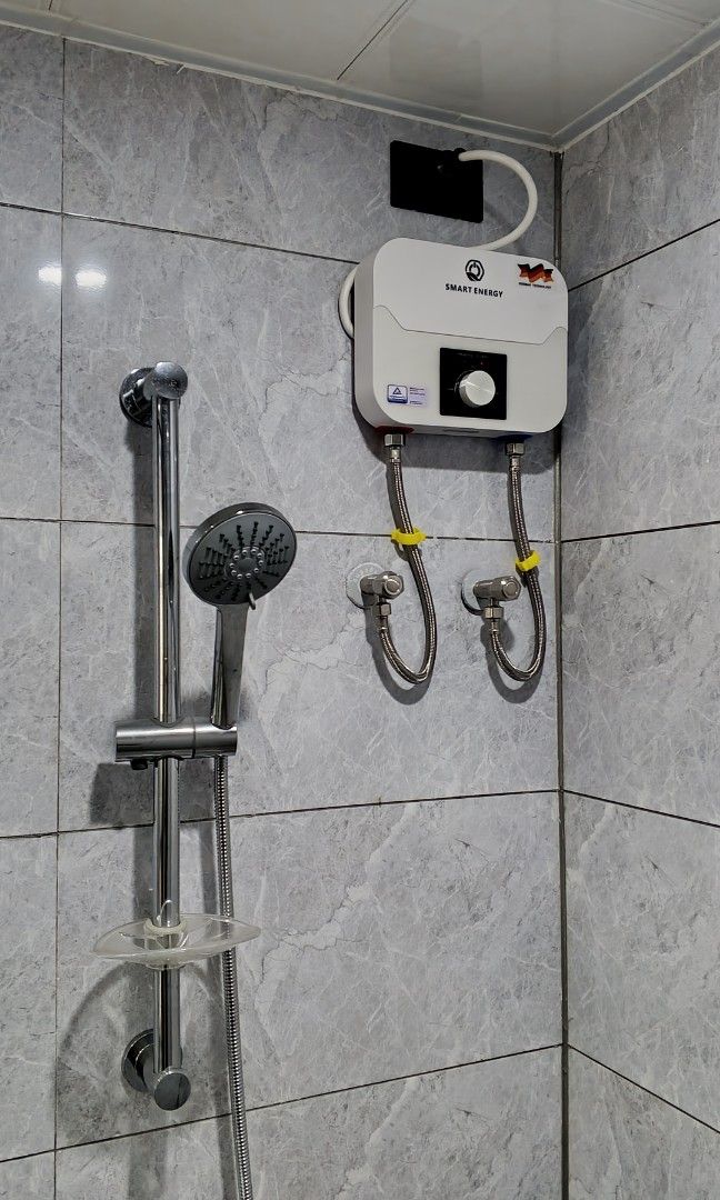 Water heater/Shower heater (Category: Water Heater & Instant Showers) located in Manila. Submitted by mackieboy_756 (Listing ID 1459295476, Image 3). Description: 📌Water heater on sale💯👌 Free installation in manila 1 year warranty/reciept 5 years heating element Condo and residential use Pick up/lalamove/grab Test before you pay👌 👉Available Brand👈 ✔️Haier ✔️Smart energy ✔️Stiebel ✔️Panasonic ✔️Wassernison ✔️Vector ✔️Rheem ✔️Champs trimark �