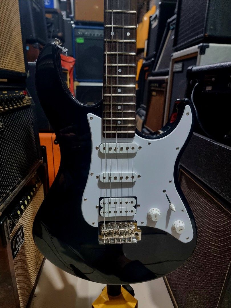Yamaha Pacifica Electric Guitar - Black (Category: Musical Instruments) located in Binan City. Submitted by jamrock.music (Listing ID 1459442395, Image 2). Description: - Yamaha Pacifica electric guitar - Features a smooth neck and comfortable body - Ready to play right out of the box - A solid and reliable instrument for any guitarist.