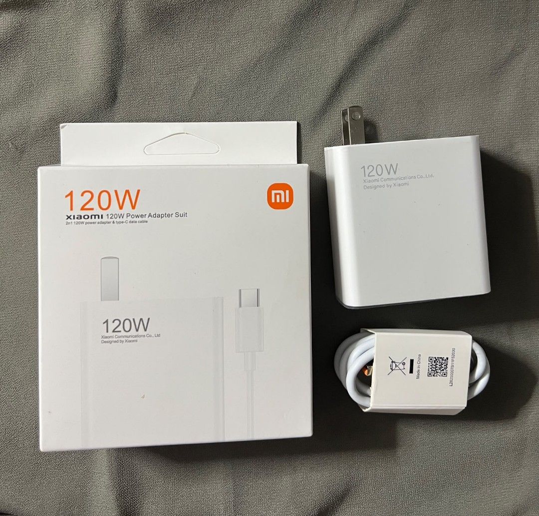 120W XIOAMI CHARGER TYPE C (Category: Cables & Chargers) located in Manila. Submitted by itsashy (Listing ID 1465112428, Image 1). Description: .
