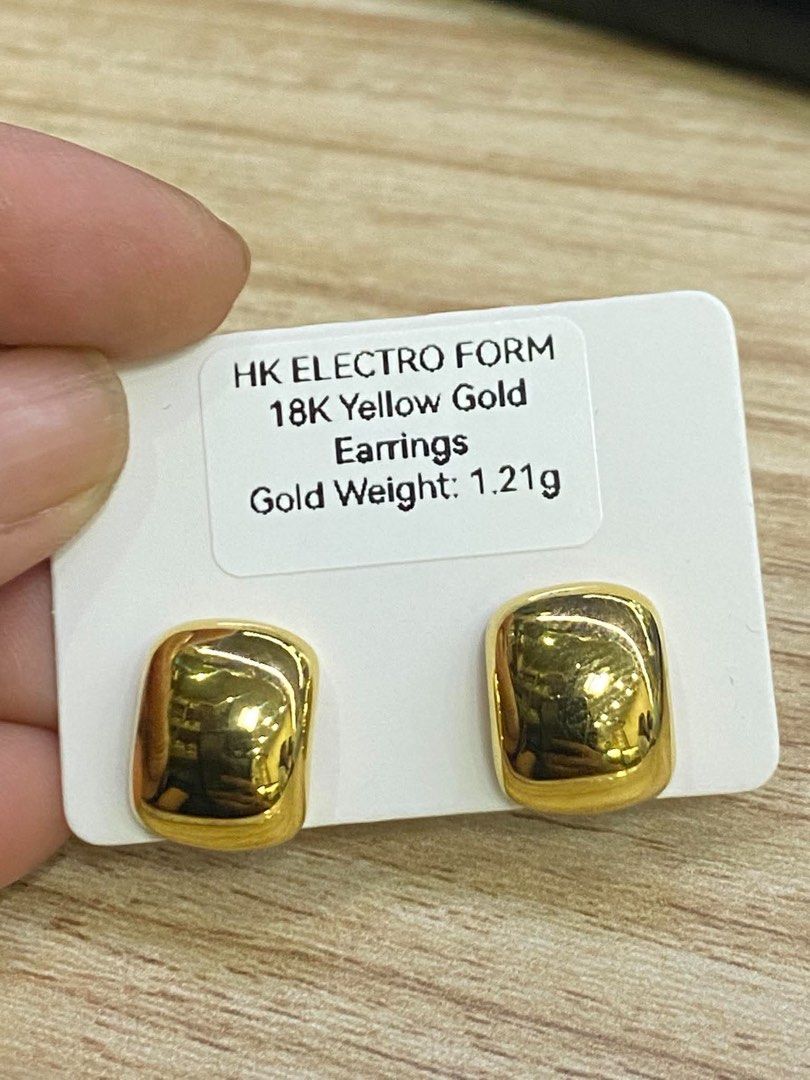 18k HK ELECTROFORM earrings (Category: Earrings) located in Manila. Submitted by mightystone_77b719 (Listing ID 1464997079, Image 1). Description: .