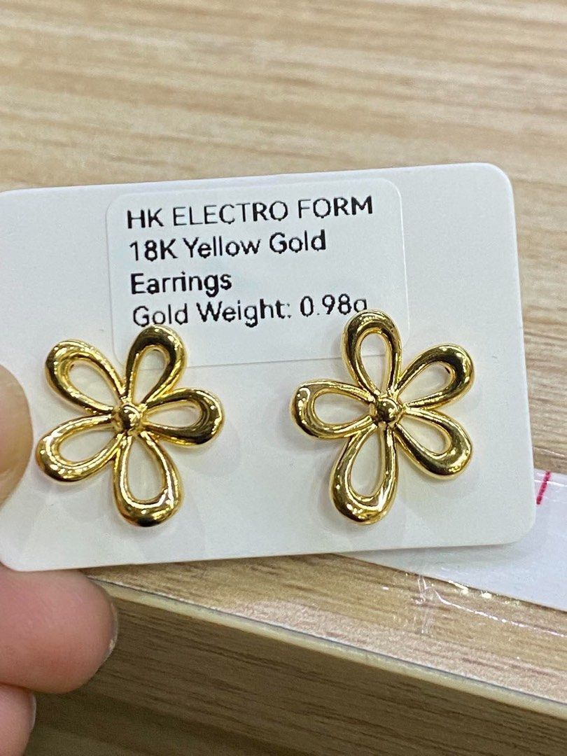 18k HK ELECTROFORM earrings (Category: Earrings) located in Manila. Submitted by mightystone_77b719 (Listing ID 1464997739, Image 1). Description: .