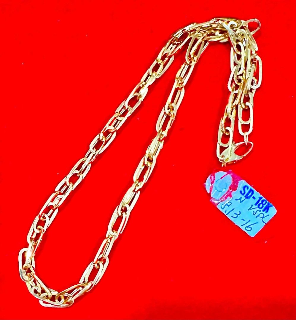 18k Saudi gold clip necklaces (Category: Necklaces) located in Manila. Submitted by bhelgoldseller2ndaccount (Listing ID 1465064556, Image 1). Description: New!!✨New!!✨New!! Authentic 18k Saudi Golds 💯pawnable/naisasanla 💯with high appraisal rate 💯good investment 💯Direct supplier price 👉OPEN for resellers 🌺please take time to evaluate their actual sizes and grams 👉Best panggift for all occasions ✅ Sold per grams not per piece Kya lowest pr