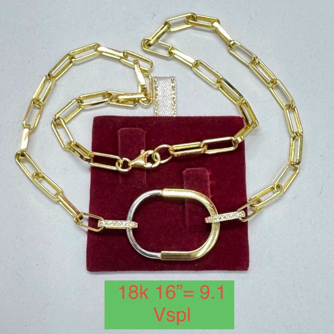 18k Saudi gold lock necklace (Category: Necklaces) located in Manila. Submitted by bhelgoldseller2ndaccount (Listing ID 1465020233, Image 1). Description: New!!✨New!!✨New!! Authentic 18k Saudi Golds 💯pawnable/naisasanla 💯with high appraisal rate 💯good investment 💯Direct supplier price 👉OPEN for resellers 🌺please take time to evaluate their actual sizes and grams 👉Best panggift for all occasions ✅ Sold per grams not per piece Kya lowest pri