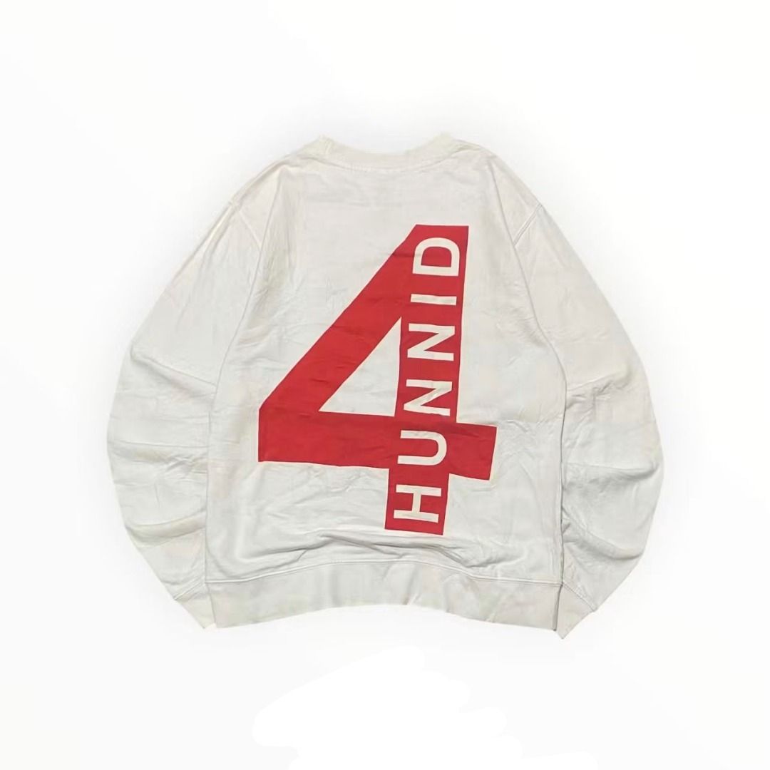 4HUNNID SWEATER (Category: Hoodies) located in San Jose. Submitted by 1cemanjah (Listing ID 1465089125, Image 1). Description: 20 W 26 L issue: stain .
