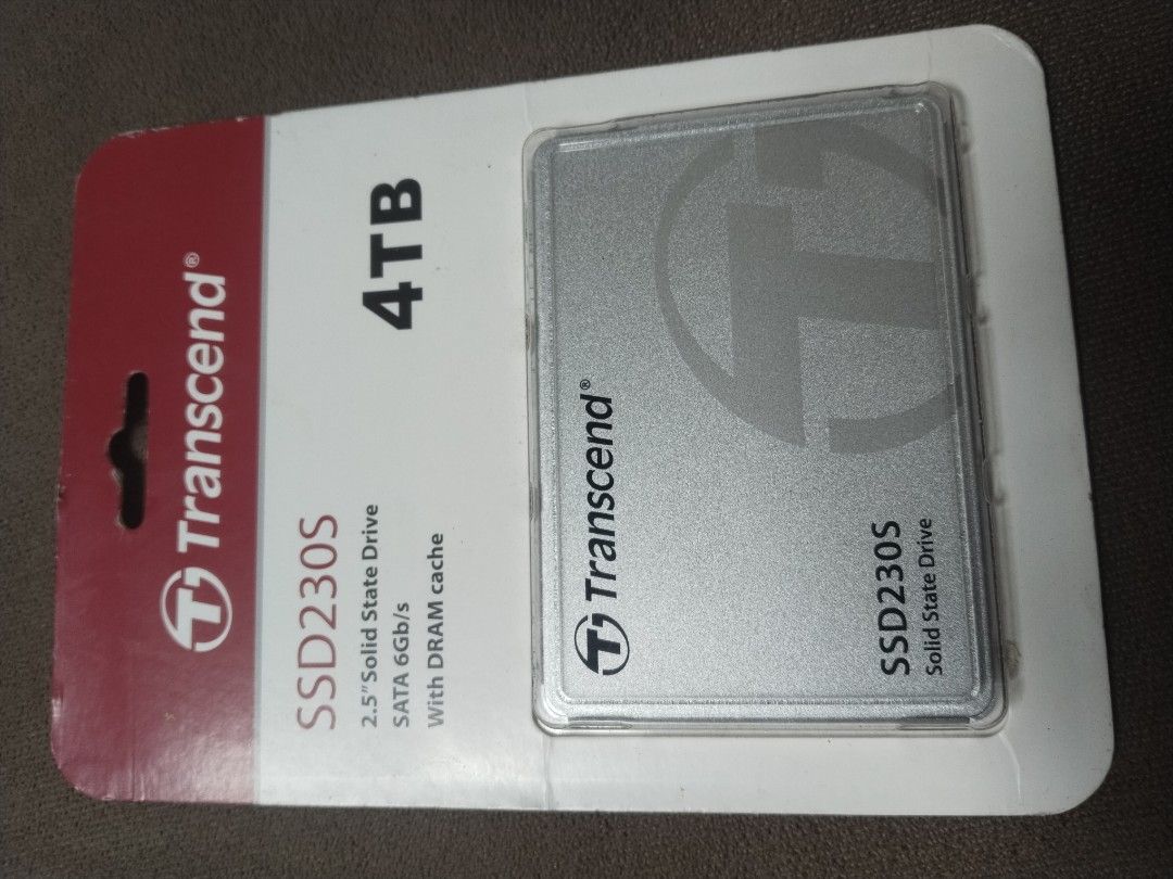 4tb ssd Transcend (Category: Hard Disks & Thumbdrives) located in Muntinlupa City. Submitted by ehrwin65 (Listing ID 1464980362, Image 1). Description: for sale 99,999 pesos brand new 1 stock lang - Model: Transcend SSD230S - Capacity: Massive 4TB storage - Size: Standard 2.5-inch form factor - Interface: SATA 6Gb/s with built-in DRAM cache - Condition: 100% brand new, factory sealed in original packaging - Perfect for upgrading desktops and lapt