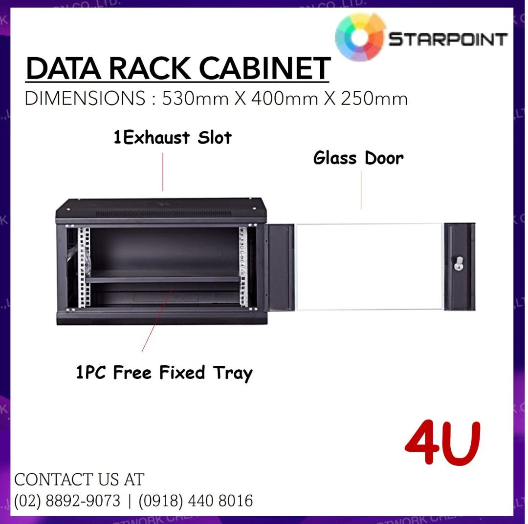 4u Data Rack, Server rack, data cabinet (Category: Office & Business Technology) located in Makati City. Submitted by johnstonecoolingmakati (Listing ID 1464986728, Image 1). Description: 🌏 We Can Deliver Nationwide 👉 AP Cargo, LBC & Lalamove (🛳️ Sea /✈️ Air Freight) ✅ 💯 Guaranteed Seller ✅ High Quality Products ✅ 💯 Legit Distributor ✅ Complete Documents 📩 Message us now for price, specifications, and availability..