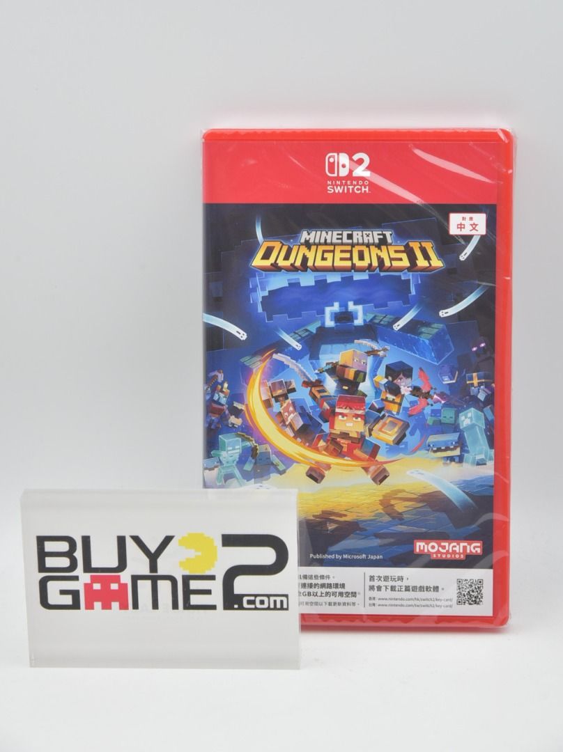 (全新) PS5/ Switch/ Switch 2 Minecraft Dungeons I/ II (香港普通版/ 日本普通版/ 歐洲終極版, 中文/ 日文/ 英文) - 當個創世神 （分類：Nintendo 任天堂）位於 Hong Kong。 由 tradelazy 提交（商品編號 1030149086，圖片 1）。簡介： 現貨: Switch Minecraft Dungeons 歐洲終極版 $279 🛒 24小時自助下單平台: https://www.buygame2.com/zh-hk/product-details/42203 PS5 日本普通版: $239 🛒 24小時自助下單平台: https://www.buygame2.com/zh-hk/product-details/48171 Switch 2 香港普通版: $229 🛒 24小時自助下單平台: https://www.buygame2.com/zh-hk/product-details/48172 免運