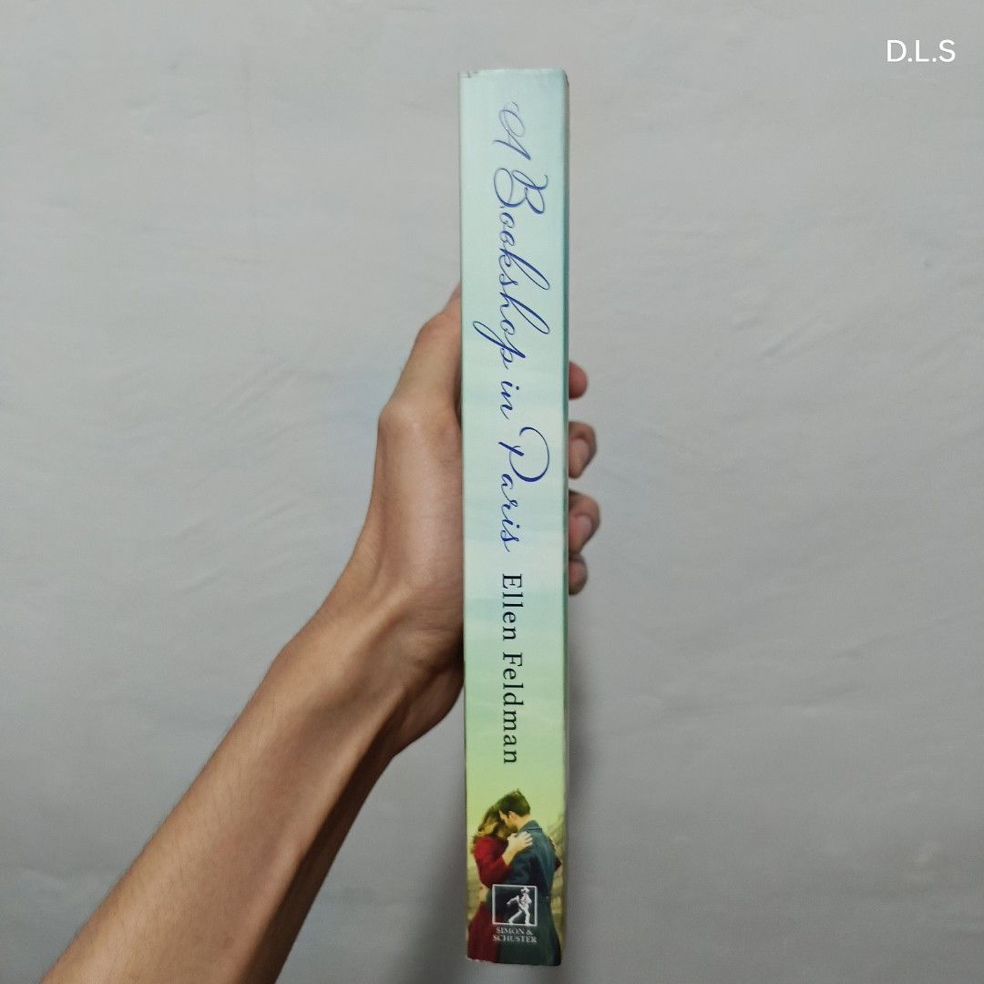 A Bookshop In Paris — Ellen Feldman (Category: Storybooks) located in Manila. Submitted by x_danilo (Listing ID 1465126304, Image 2). Description: PLEASE READ HERE: Title: A Bookshop In Paris — Ellen Feldman Condition: Very Good Condition. Authentic Copy. Pages: 350 Pages Price: ₱150 + SF GENRE: • Fiction / Historical / Romance Issue/s: • Foxing spots on edges. MOP: • Bank Transfer / Gcash • Meetup: SM Fairview (if total purchase exceeds ₱500) NO