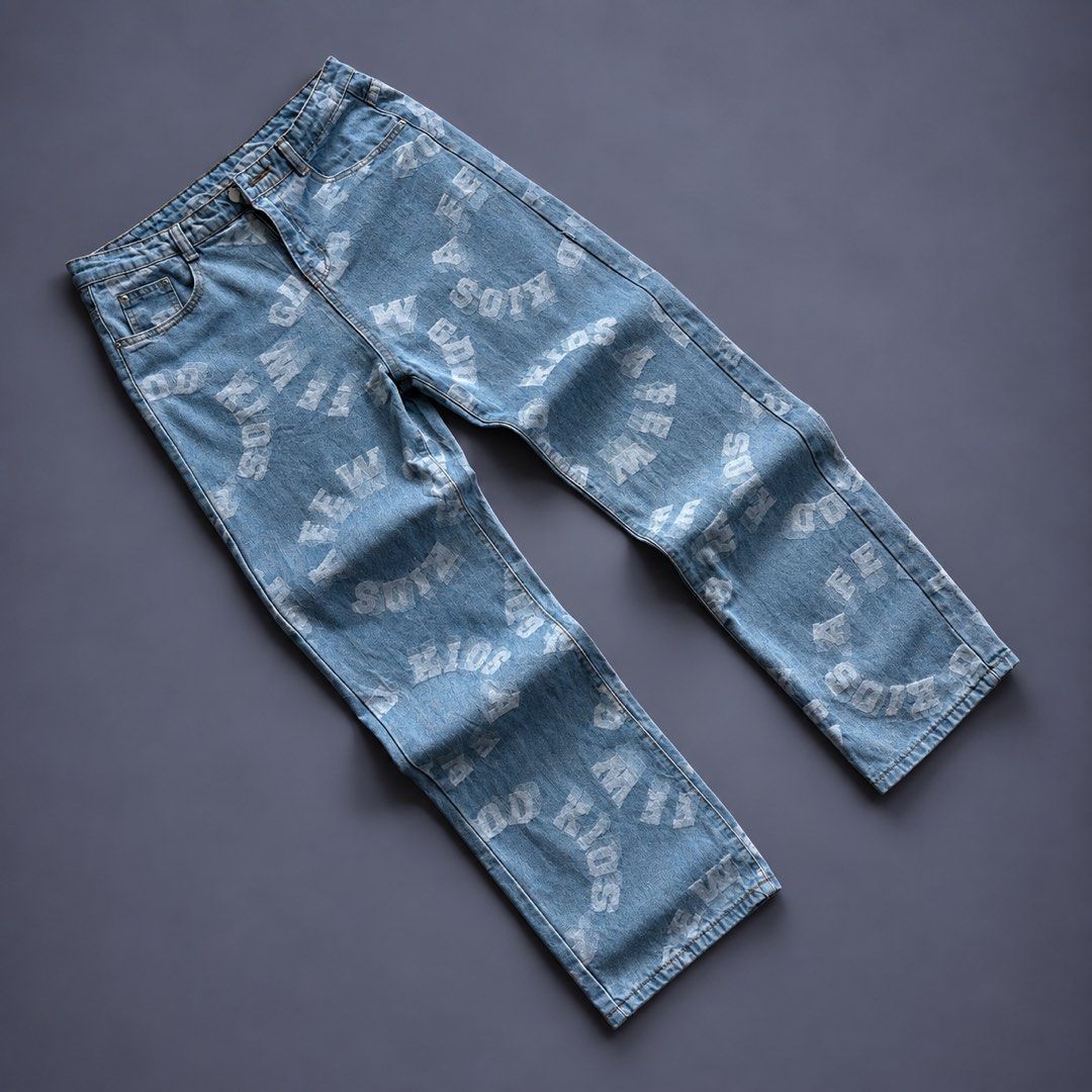 A FEW GOOD KIDS JEANS (Category: Jeans) located in Taguig. Submitted by clarrk95 (Listing ID 1465133341, Image 2). Description: Ton Lion Jeans Waist: 34inches Length: 40inches Leg Opening: 7inches PRICE: ₱400 ONLY! ✅ very good condition ✅ add shipping fee ✅ ignoring LP inquiry Shipping: Lalamove | J&T | LBC Location: Taguig📍 Payment: Gcash | Bank | Cash FB: THRFT IG: thrft_25 DM for more detailed pics.📩.