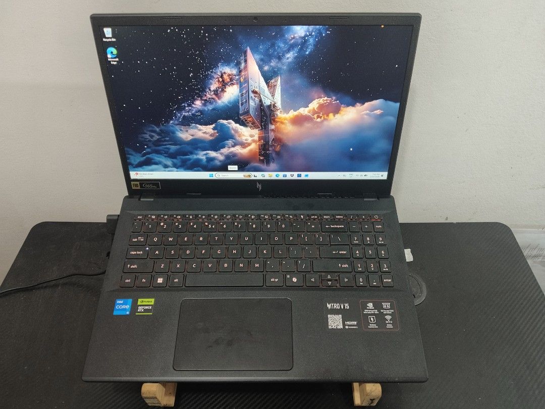 Acer Nitro V15 (ANV15-52-572T) (Category: Laptops & Notebooks) located in Iloilo. Submitted by vanillaaa24 (Listing ID 1465118040, Image 1). Description: •Last Bought May 2026 (Lady owned) •Only used for AutoCAD and Microsoft apps (OJT purposes) •Windows 11 •Core i5-13420H •16gb RAM 3200mhz •512gb SSD •RTX 5050 (8gb Vram) •RFS: wala na nagamit •Ready to use (na reformat na) •MOP: cash, gcash, bank transfer (P50k if straight cash) •No history of r