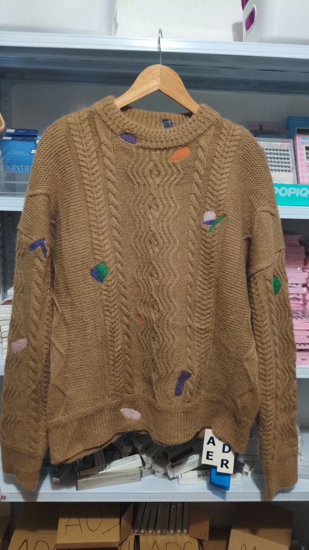 Ader Error Fall Winter 2020 Wool Sweater (Category: Coats, Jackets and Outerwear) located in Caloocan City. Submitted by lorkan04 (Listing ID 1465003993, Image 1). Description: Authentic Brandnew No Issue Size A2 100% Wool.