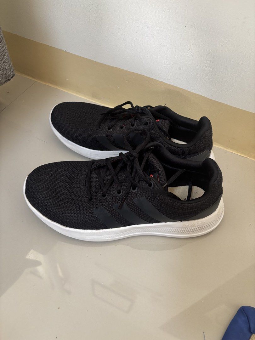 Adidas Cloudfoam Black Sneakers (Category: Casual Shoes) located in Meycauayan. Submitted by retroselectionph (Listing ID 1465009463, Image 1). Description: For sale! Adidas walking shoes Size 9 US Sign of usage, good condition 700 php.