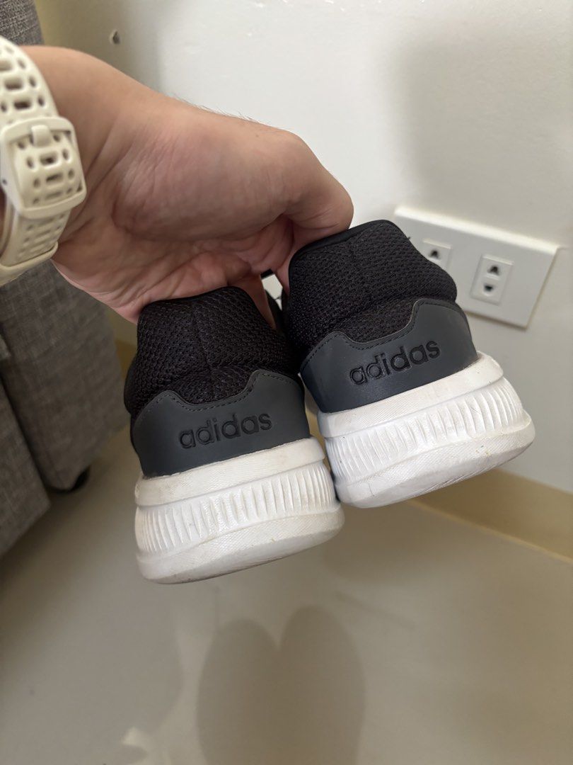 Adidas Cloudfoam Black Sneakers (Category: Casual Shoes) located in Meycauayan. Submitted by retroselectionph (Listing ID 1465009463, Image 3). Description: For sale! Adidas walking shoes Size 9 US Sign of usage, good condition 700 php.