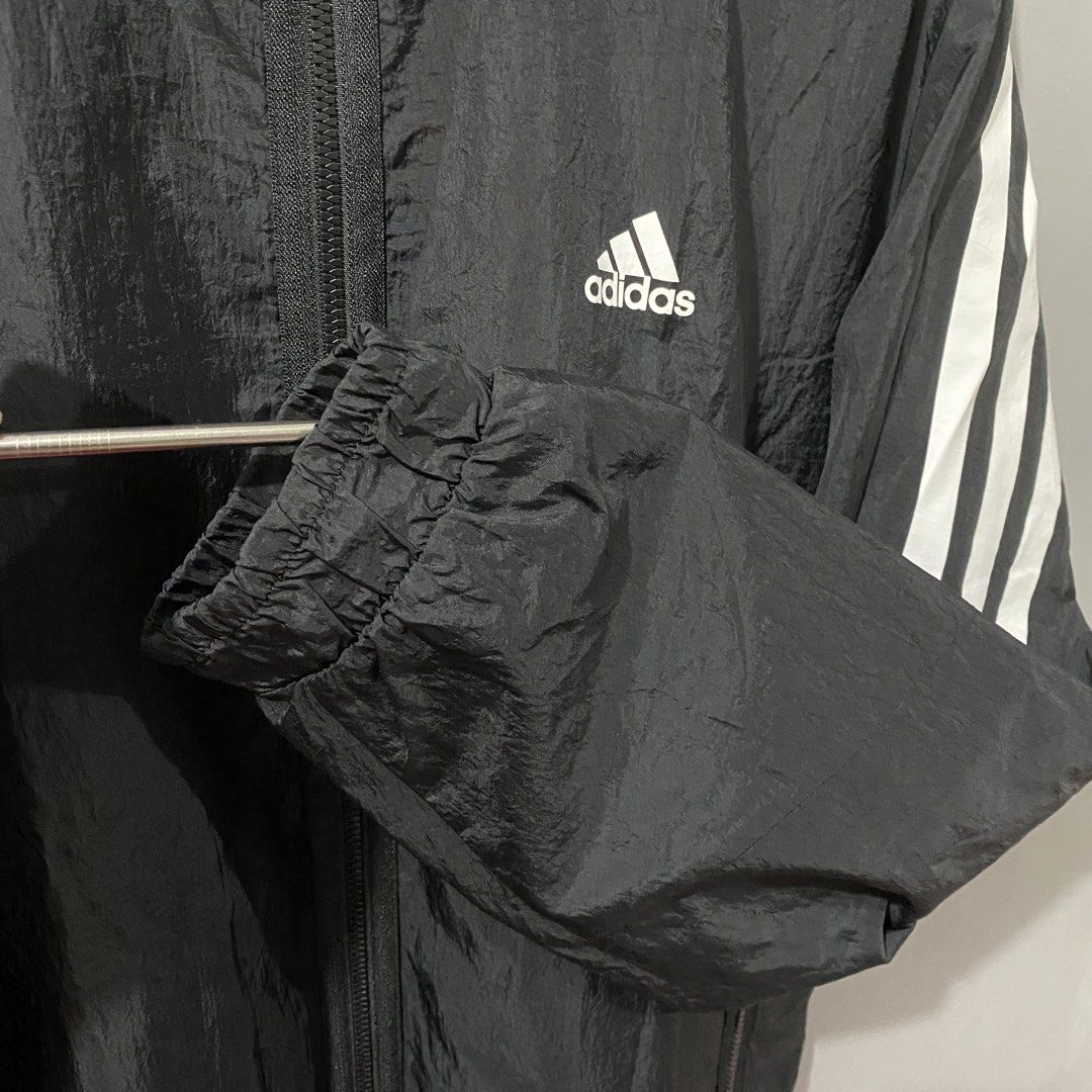 Adidas Future Icon 3Stripes Woven Track Jacket (Category: Coats, Jackets and Outerwear) located in Makati City. Submitted by kendrickstuffs (Listing ID 1465051174, Image 3). Description: Adidas Future Icon 3Stripes Woven Track Jacket Large ontags 24.5' width pit to pit 23.5' width waist 29.5' length 32' armsleeves from neck No issue Verygood condition 1700 only.