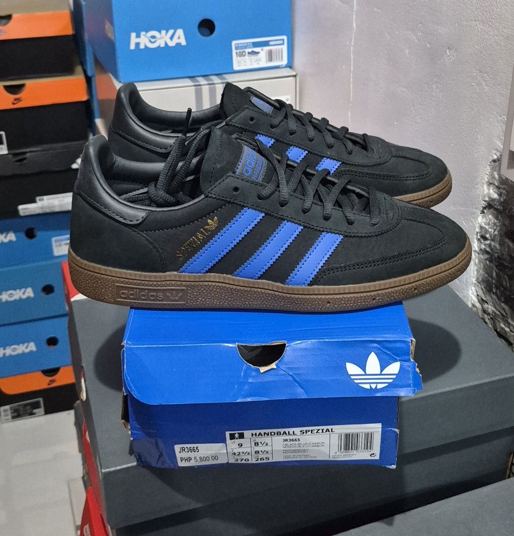 Adidas Handball Spezial (Category: Sneakers) located in Calauan. Submitted by dark_mocha (Listing ID 1465133274, Image 1). Description: WTS Brand New / Legit / with OG box ✅ Adidas Handball Spezial "Black Blue Carbon" Size: 8.5 | 9 | 9.5 | 10 | 10.5❌ | 11.5 US mens Price: 2,800❗ (SRP 5,800) PM me for more details. Meetup: Calauan - Los Banos Laguna Area Shipping (Buyer's expense).