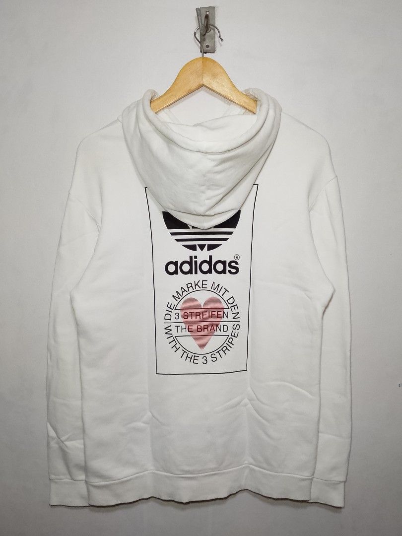 Adidas Hoodie (Category: Hoodies) located in Dasmarinas. Submitted by alexander24 (Listing ID 1465111225, Image 2). Description: Adidas Hoodie Size: Large Fitting Dimes: W20 x L29 Condition: Excellent Color rate: 9.8/10 Issue: 1 dot stain (washable).