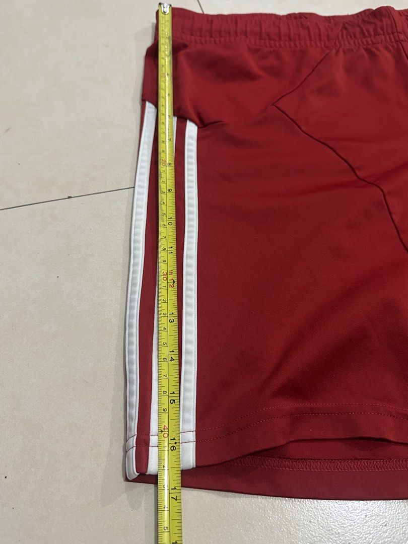 Adidas Mens 32 to 34 (Category: Shorts) located in Lucena. Submitted by deklutter (Listing ID 1465137971, Image 2). Description: Adidas Shorts (Tennis Pickleball Basketball) Width: 32 to 34 inches Length: 17 inches Color: Red ❤️ Good condition 💯 Ship Via j&t.