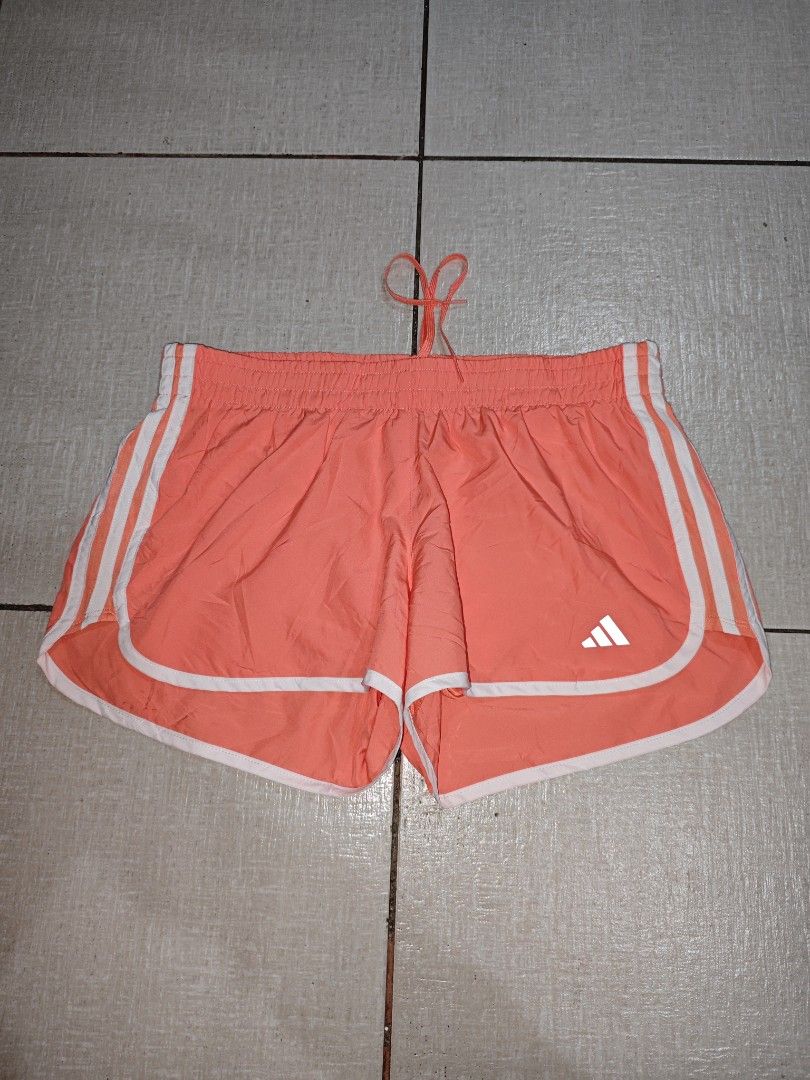ADIDAS MARATHON 20 RUNNING SHORT (Category: Shorts) located in Manila. Submitted by lilianapat52117 (Listing ID 1465117410, Image 1). Description: ADIDAS MARATHON 20 RUNNING SHORT W/ INNER LINING ORANGE MEDIUM WAIST 31-34+ LENGTH 10½ EUC NO ISSUES 350.