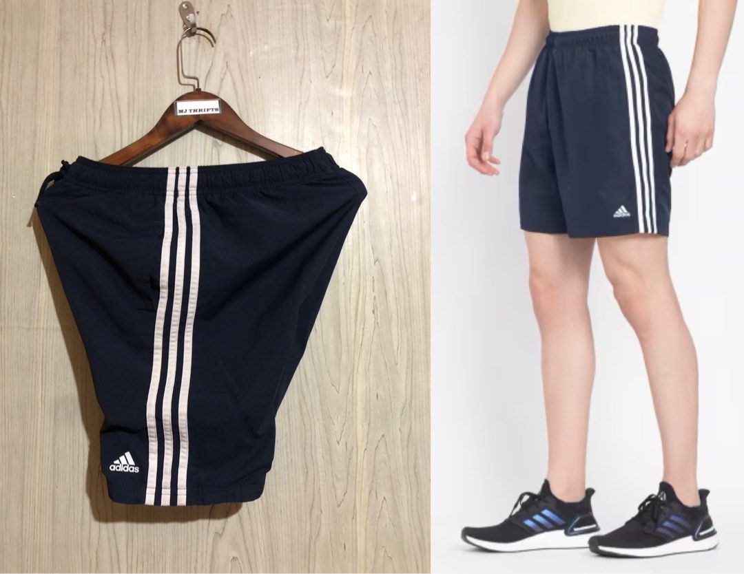 Adidas short (Category: Activewear) located in Ozamiz City. Submitted by mj_thrifts (Listing ID 1465019980, Image 1). Description: Adidas dark blue With side pockets W:28 hanggang 32 x L:19 Excellent condition 9.5/10 500+sf.