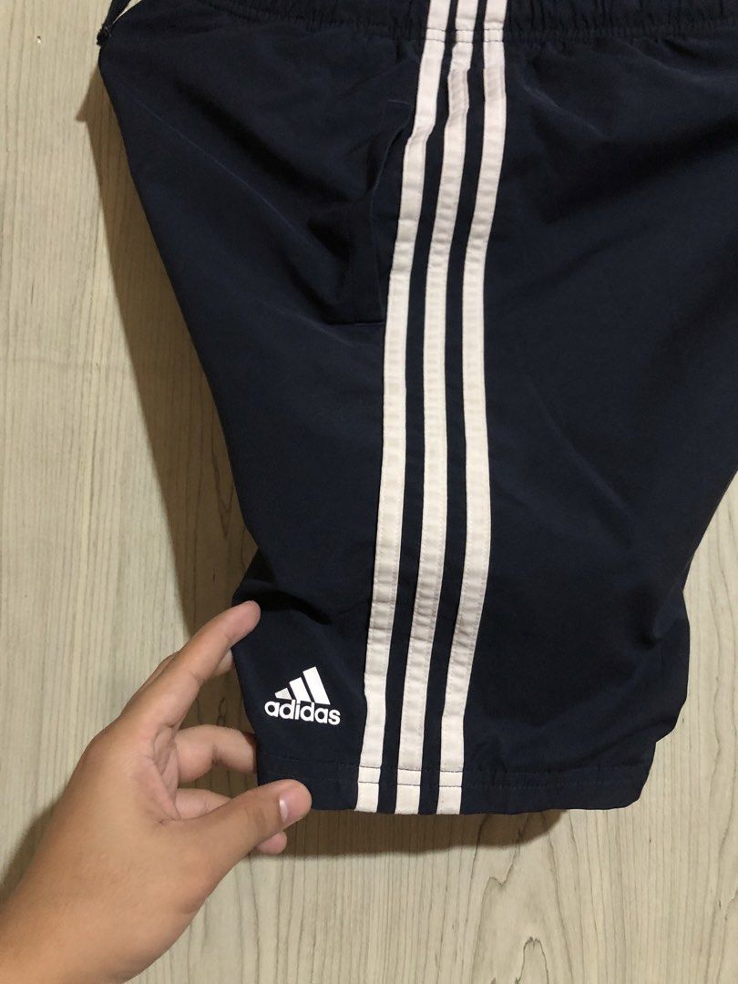 Adidas short (Category: Activewear) located in Ozamiz City. Submitted by mj_thrifts (Listing ID 1465019980, Image 3). Description: Adidas dark blue With side pockets W:28 hanggang 32 x L:19 Excellent condition 9.5/10 500+sf.
