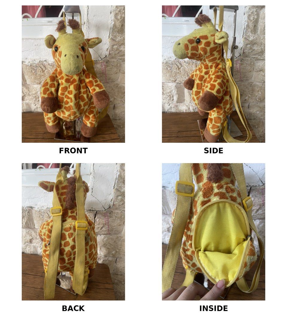 adorable Aurora World Plush Backpack Giraffe needs wash (Category: Babies & Kids Fashion) located in San Fernando. Submitted by dntjapansurpluselyu (Listing ID 1465085449, Image 1). Description: .