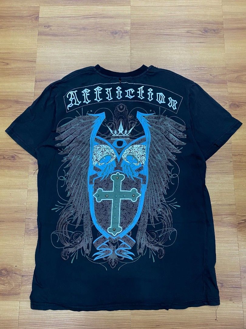 Affliction x Megadeth Limited Editio Distressed Tshirt (Category: Tshirts & Polo Shirts ) located in Cavite. Submitted by six_thrift.ph (Listing ID 1465059244, Image 1). Description: 20x28 No flaws 850 + sf Dasmariñas, Cavite.