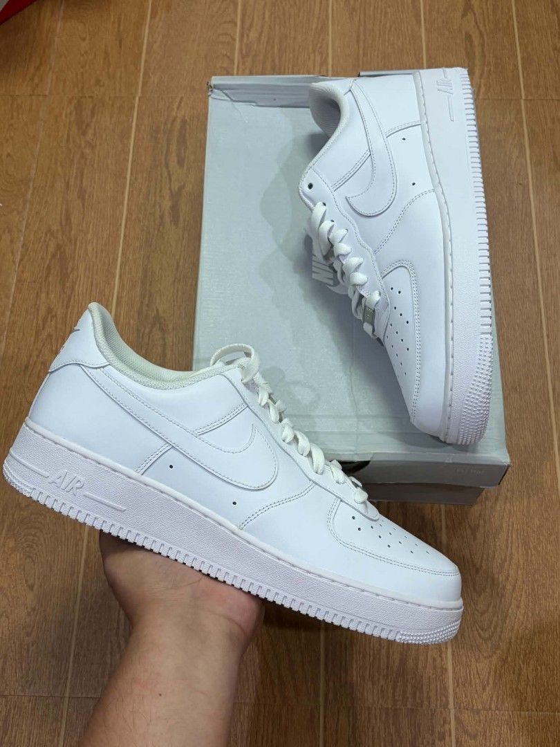 Air Force 1 07 Triple White (Category: Sneakers) located in Manila. Submitted by ajaaafightt (Listing ID 1465009956, Image 1). Description: For sale! Air Force 1 Low 07 "Triple White" -Size 13US -Complete wt box -Brandnew (Issue Minor Stain) 3,495 only! Check all you want! Can do Meetup/Shipping! DM me for more info!.