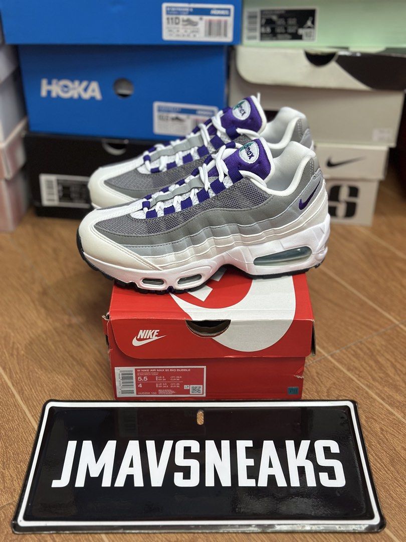Airmax 95 Big Bubble (Category: Sneakers) located in San Juan City. Submitted by jmavsneaks.2016 (Listing ID 1465103947, Image 1). Description: For Sale: Airmax 95 Big Bubble Size 4 men's / 5.5 women's Brandnew 3,695 only 📩 Message us for more information 📩 Contact number: 09264061372 📞 Payment Via: Bpi/Bdo/Metrobank/Paymaya/Gcash/ 💰 Pick up Location: San juan city Can do Lalamove/Grab/Angkas (Buyer Expense) 🛵 LBC COD/COP (by Sched) 🚀 .