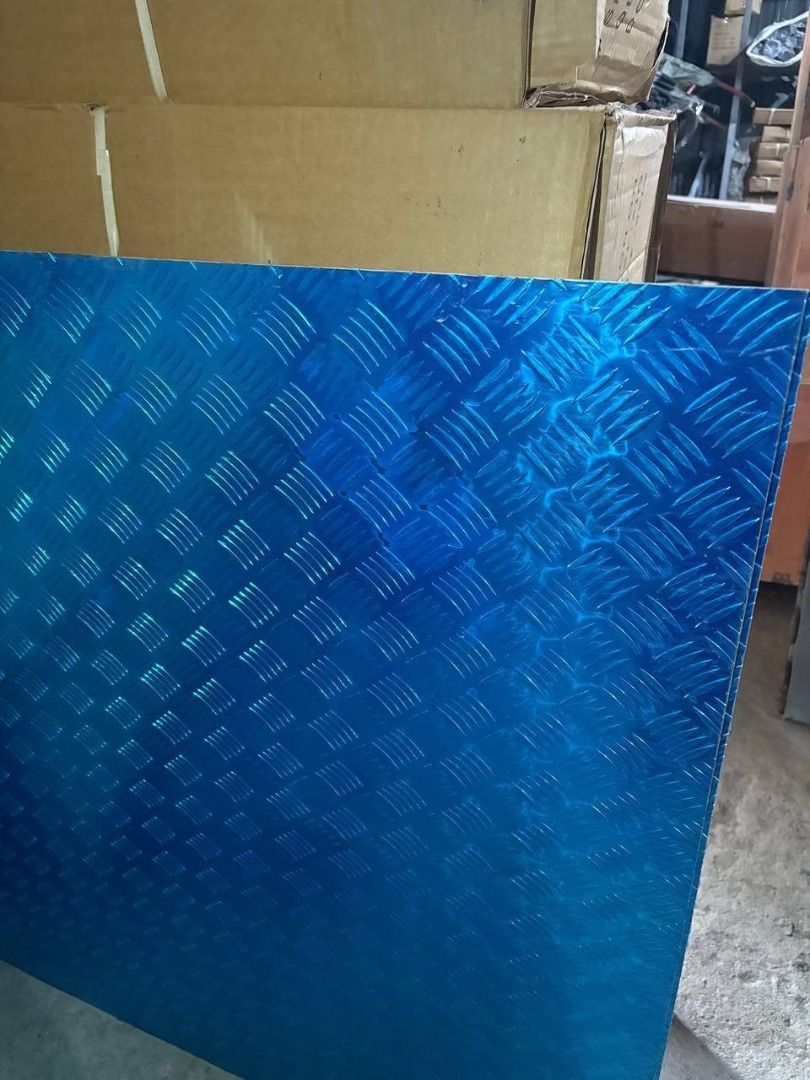 aluminium checked plate Specs:2mm x 4ft x 8ft (Category: Other Home Furniture) located in Manila. Submitted by ramoseliza33488 (Listing ID 1465031477, Image 3). Description: .