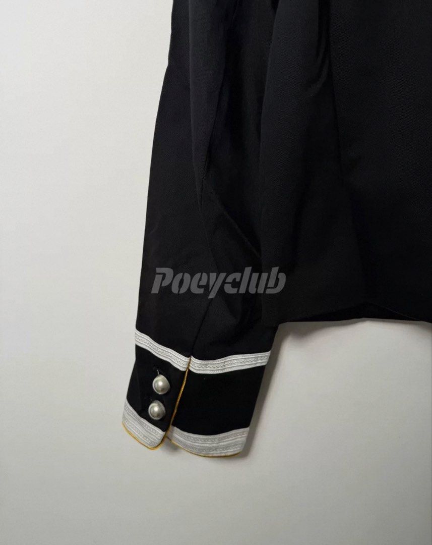 Ann Demeulemeester Bine Marsina Jacket (Category: Luxury Apparel) located in Manila. Submitted by closett_plug (Listing ID 1465046083, Image 3). Description: The entire garment features 15 metal buttons (these are not commonly found on the market), custom-made 20mm. arched mushroom-shaped alloy buttons small - large available! dm me for size chart! - Pre-order 7-10 Days ETA (consolidated box) - 50% deposit required - I get these from overseas, st