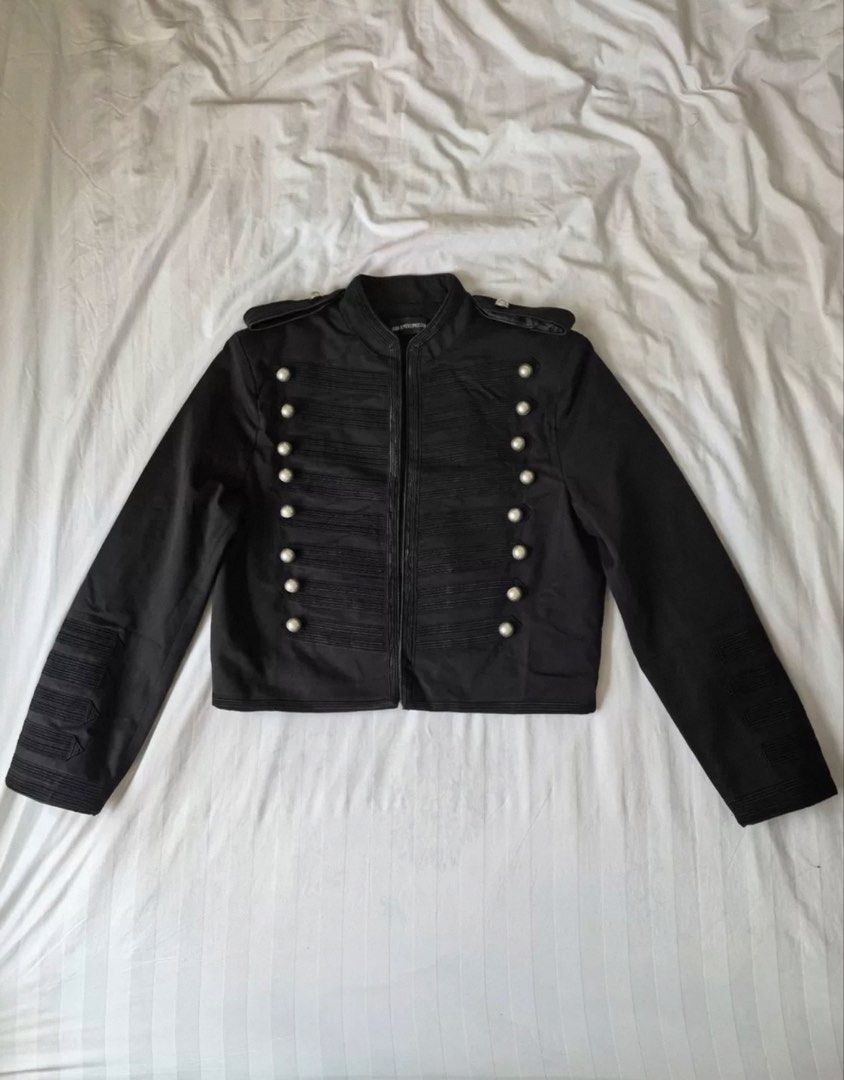 Ann Demeulemeester SS26 Napoleon Jacket (Category: Luxury Apparel) located in Manila. Submitted by closett_plug (Listing ID 1464971305, Image 1). Description: Dm me for the size chart! - Pre-order 7-10 Days ETA (consolidated box) - 50% deposit required - I get these from overseas, strictly no cancellation, return & refund - Refrain from chatting if you have doubts, let’s not waste each other’s time - Joy mine / offers will be BLOCKED MOP: GCash, 