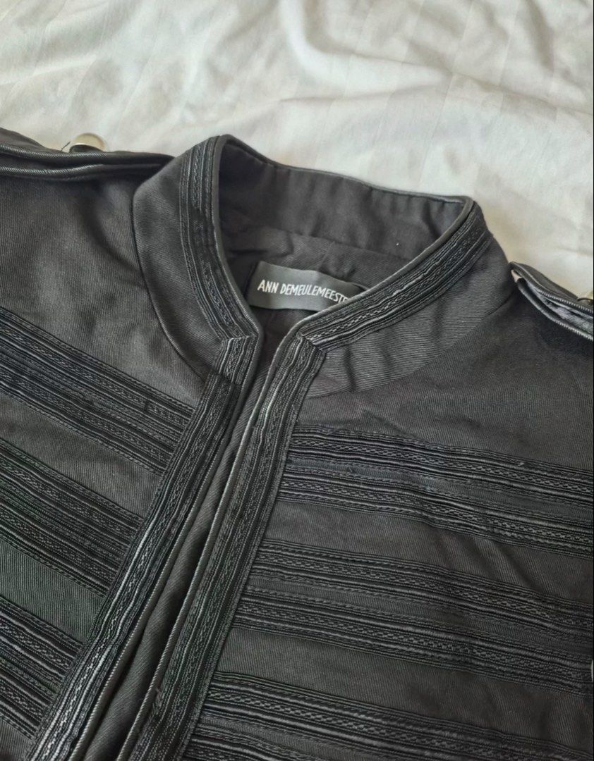 Ann Demeulemeester SS26 Napoleon Jacket (Category: Luxury Apparel) located in Manila. Submitted by closett_plug (Listing ID 1464971305, Image 3). Description: Dm me for the size chart! - Pre-order 7-10 Days ETA (consolidated box) - 50% deposit required - I get these from overseas, strictly no cancellation, return & refund - Refrain from chatting if you have doubts, let’s not waste each other’s time - Joy mine / offers will be BLOCKED MOP: GCash, 