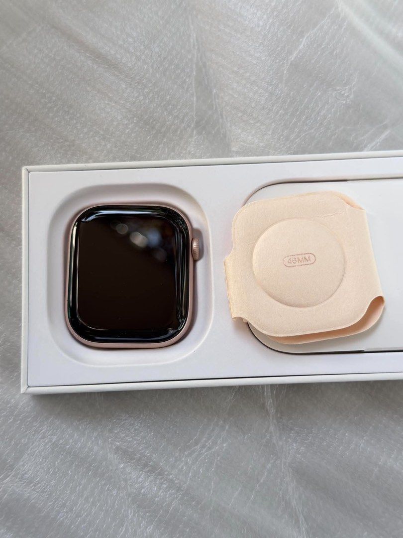 Apple Watch Series 10 46mm (Category: Wearables & Smart Watches) located in Rizal. Submitted by gecax. (Listing ID 1464969062, Image 3). Description: Apple Watch Series 10 46mm Rose Gold 97% battery health Complete with box and extra strap Opus Mall or Rizal meet up.
