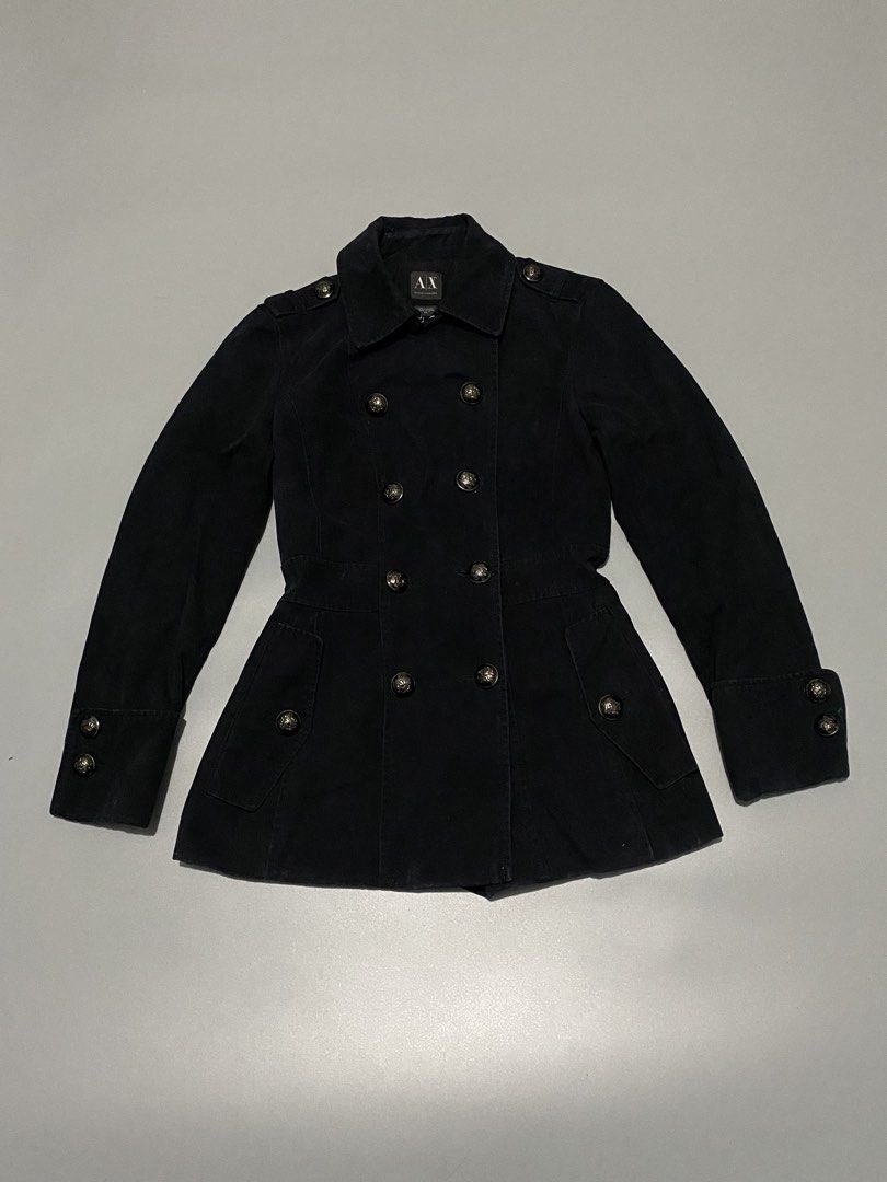 Armani Exchange Trench Coat (Category: Coats, Jackets and Outerwear) located in Cebu City. Submitted by dfindss. (Listing ID 1465110257, Image 1). Description: As new Dimensions/Measurments on photos.