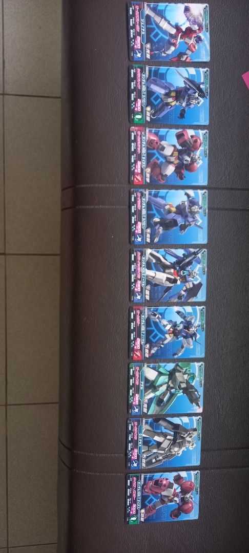 Assorted characters (Category: Raw Singles) located in Manila. Submitted by fmpc7878 (Listing ID 1464988433, Image 3). Description: BANDAI GUNDAM CARDS IN EXCELLENT CONDITION TAKE ALL FOR 1800.