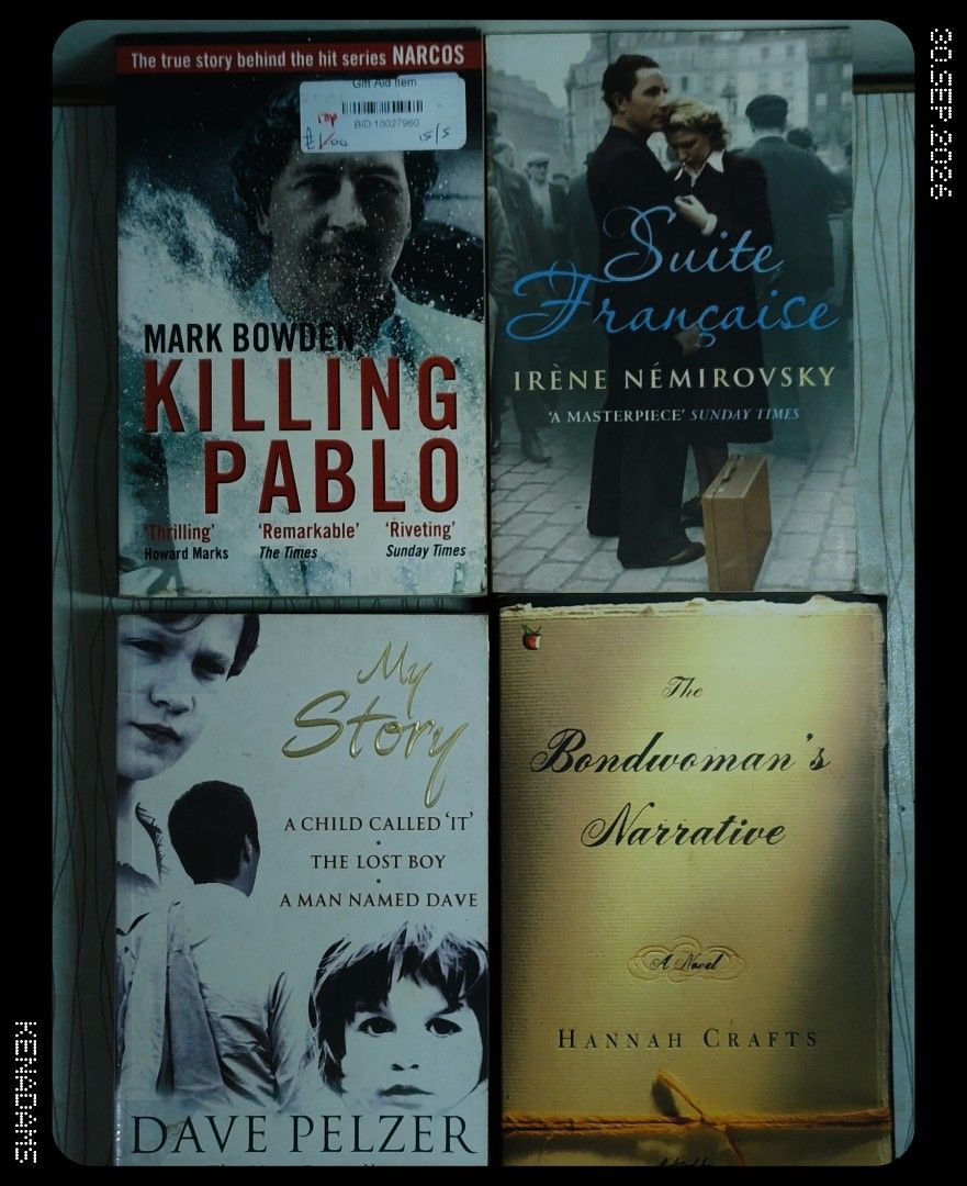 Assorted Fiction and Non-Fiction Paperback Books (Category: Storybooks) located in Valenzuela. Submitted by thenextreader (Listing ID 1465067418, Image 1). Description: - Selection of bestselling paperbacks - Genres include true crime, historical fiction, YA, and biographies - Featured authors: Mark Bowden, John Green, Dave Pelzer, Jasper Fforde, and more - Perfect for weekend reading - Message for specific titles and bundle deals -price range 88