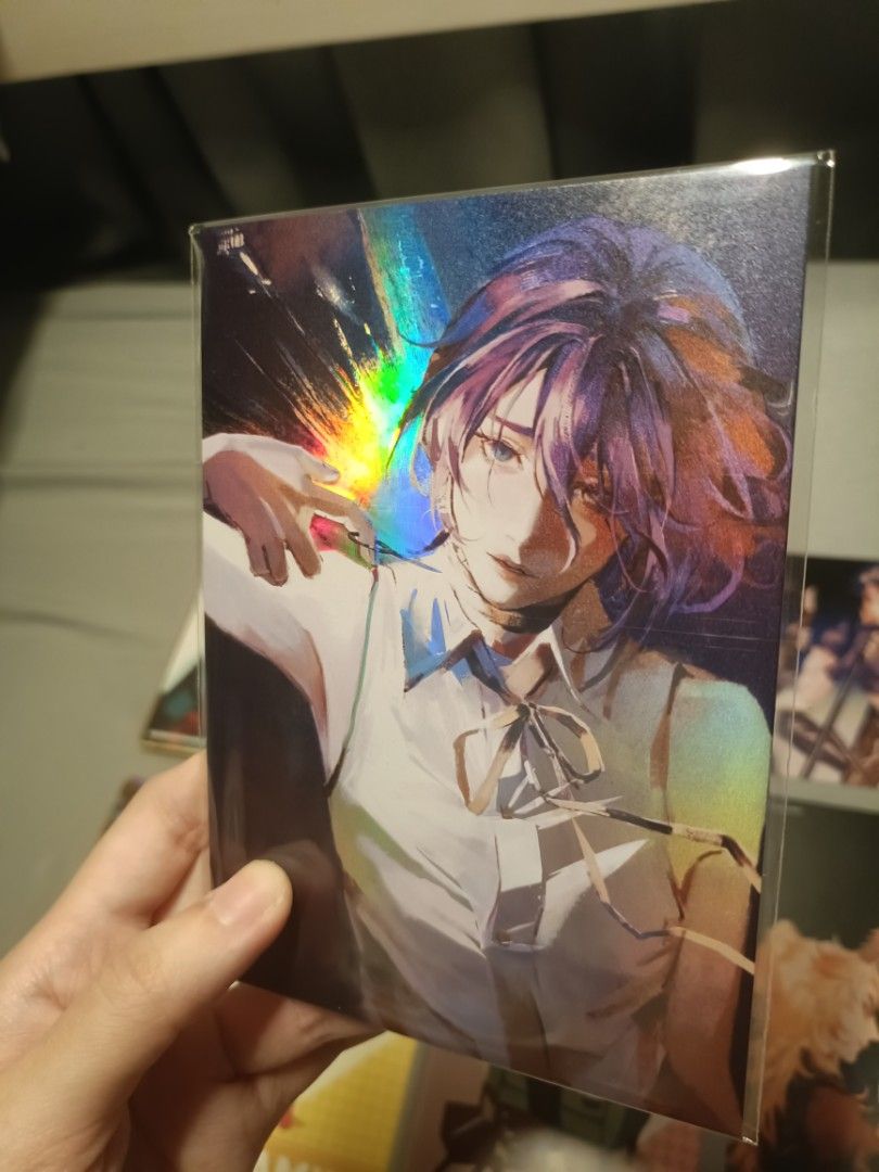 Assorted freebies (Category: Character Goods) located in Singapore. Submitted by piltoverjinx (Listing ID 1465079055, Image 2). Description: Details: - Izuku Midoriya / Deku Shikishi: See 3rd & 4th picture for condition! - Rest: Not used before! - Only deku shikishi, Anya and Yor Forger postcards, & Zenitsu translucent photocard is official. The rest are made from amuiiart/jyill__ on ig! RFS: Accidentally duplicated them because of a mistake in p