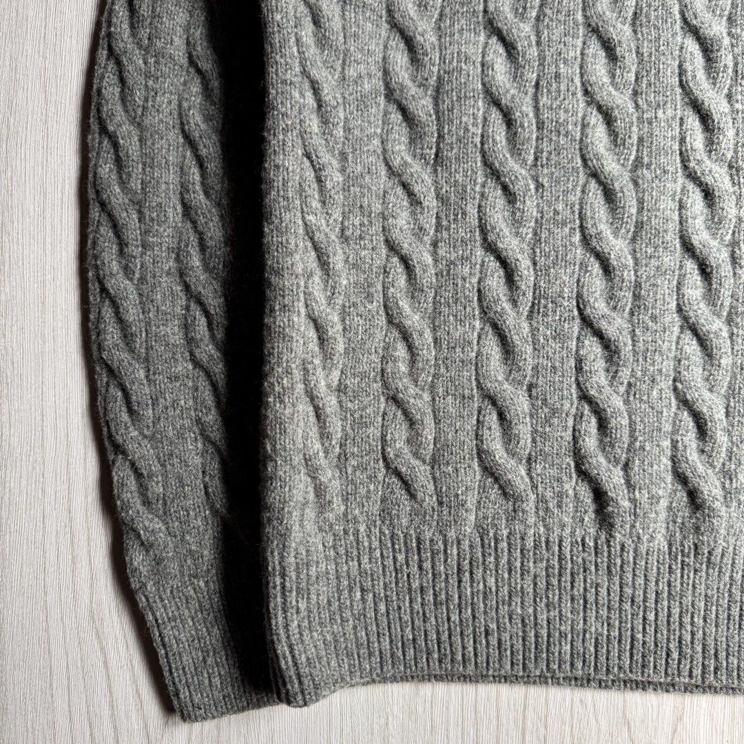 Asterr Classic Cable knit Crewneck sweater (Category: Coats, Jackets and Outerwear) located in Zamboanga. Submitted by rustic.rev (Listing ID 1465166658, Image 3). Description: Asterr Classic Cable knit Crewneck sweater Like new condition Tagged: Free Actual Measurements: Pit to pit: 19.5” Length: 25.5” Shoulders: 16” Sleeves length: 24.5”.