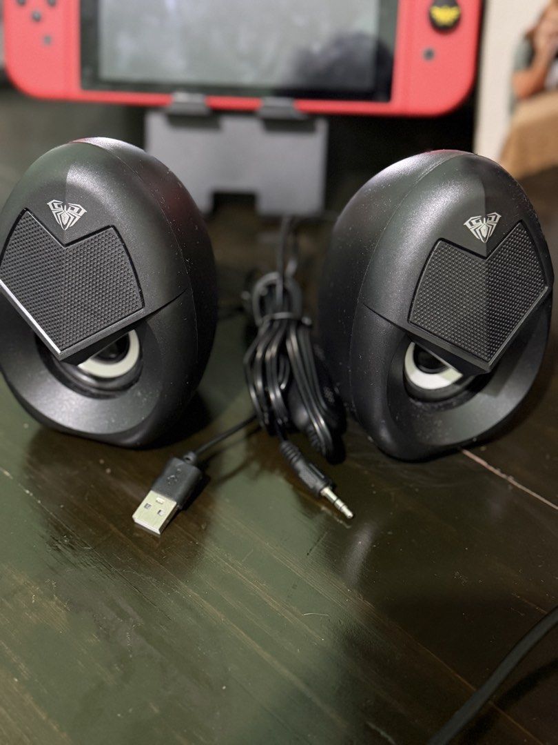 Aula speaker (Category: Soundbars, Speakers & Amplifiers) located in Rizal. Submitted by jetdividor (Listing ID 1464980830, Image 1). Description: Aula speaker Power outlet is optional can use directly to laptop or desktop.