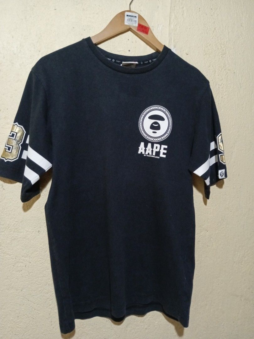 Authentic Aape Universe Jersey Tee (Category: Activewear) located in San Pablo. Submitted by thriftyjd (Listing ID 1465070761, Image 3). Description: Dimes: L27 x 20 Condition/color rate: 8.9/10 No Issue.