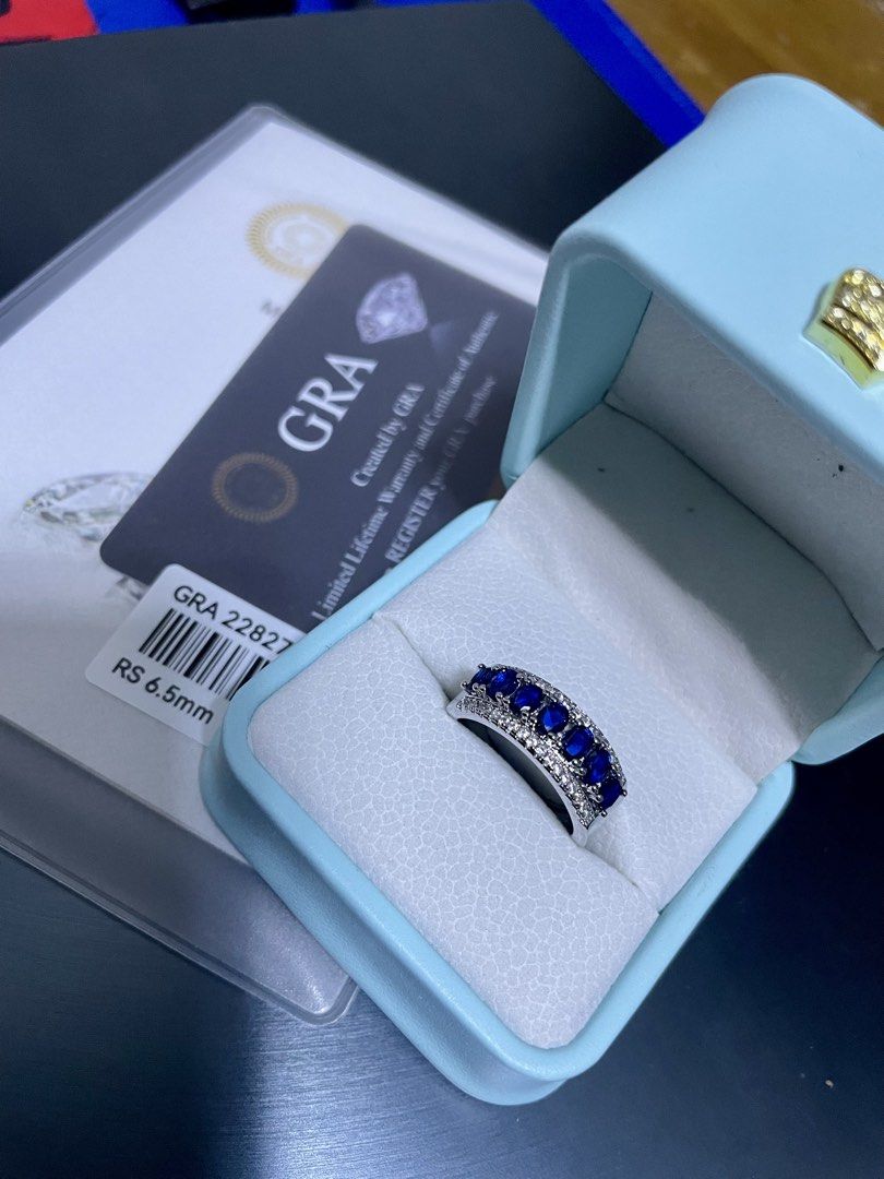 AUTHENTIC BLUE MOISSANITE ADJUSTABLE RING (Category: Rings) located in Cavite. Submitted by AlwaysGiveBack (Listing ID 1465025644, Image 3). Description: AUTHENTIC BLUE MOISSANITE ADJUSTABLE RING Facts about Moissanite 💎 Second hardest gemstone to Diamond 💎 More brilliant than diamond 💎 More fire & sparkle than any other gemstones Details: - Perfect gift - Fits all sizes, adjustable - With GRA certificate - FREE jewelry box ₱1,500 only.